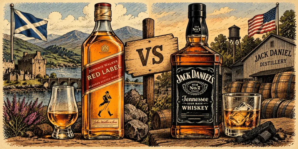 Johnnie Walker vs Jack Daniel’s: What Actually Separates the World’s Two Biggest Whiskies